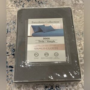 Gray Twin Sheet Set